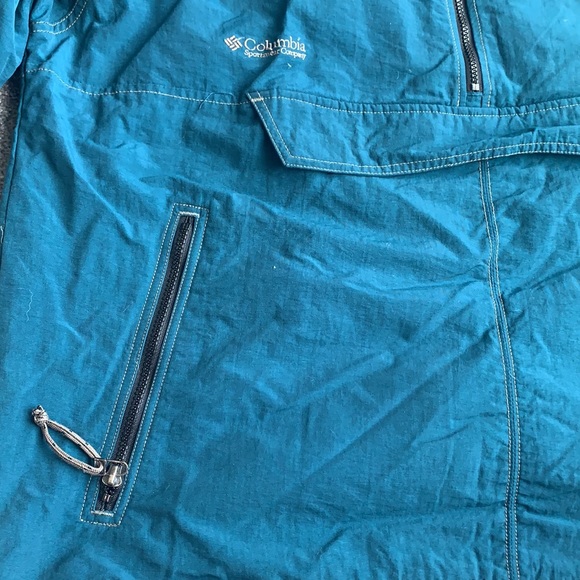 Columbia Vintage Half Zip Pull Over Jacket Mens Size Large - Picture 3 of 10